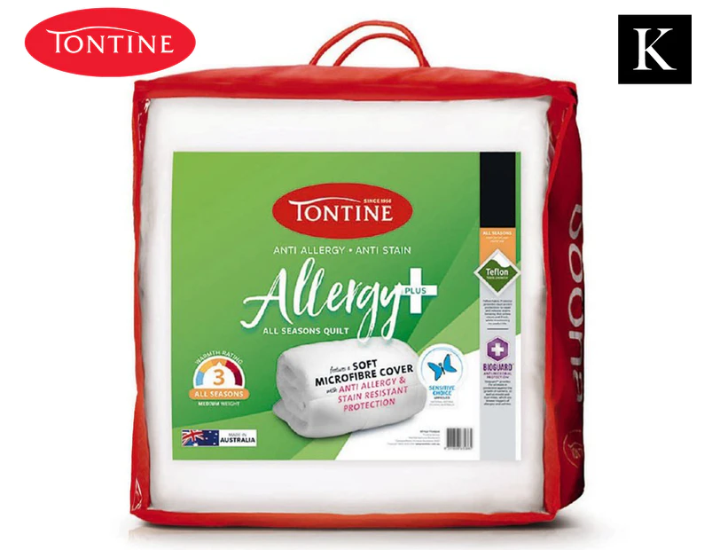 Tontine Allergy Plus All Seasons King Bed Quilt