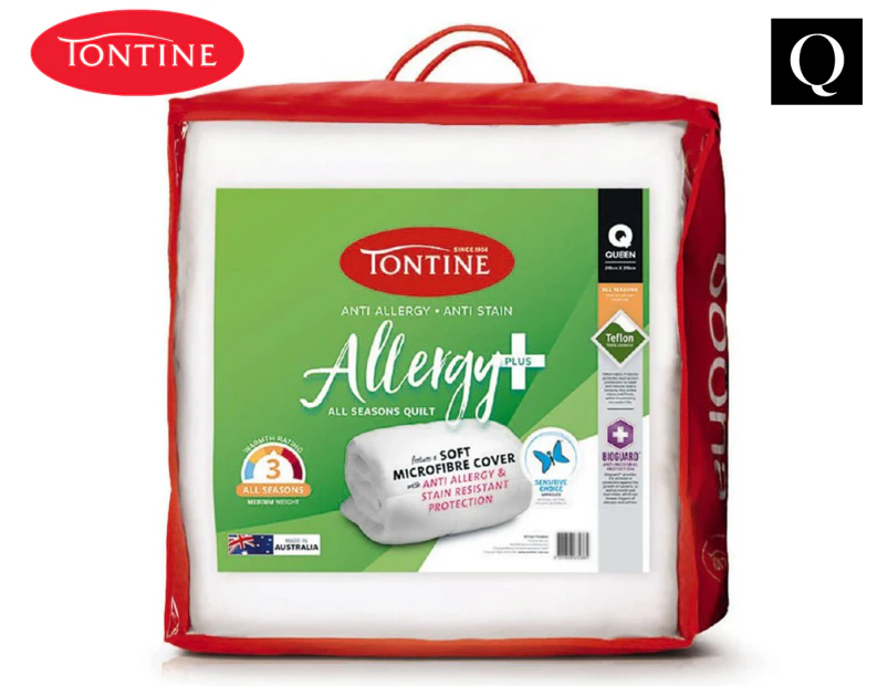 Tontine Allergy Plus All Seasons Queen Bed Quilt