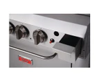 Thor 4 Burner Propane Gas Oven Range with Griddle Plate - Silver