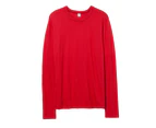 Alternative Apparel Mens 50/50 Keeper Long Sleeve T-Shirt (Red) - RW7148