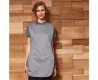 Premier Ladies/Womens Pocket Tabard / Workwear (Silver) - RW1078