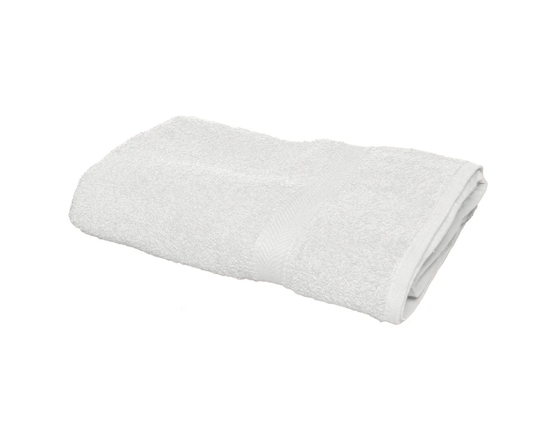 Towel City Luxury Range 550 GSM - Bath Sheet (100 X 150CM) (White) - RW1578
