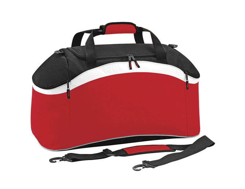 BagBase Teamwear Sport Holdall / Duffle Bag (54 Litres) (Classic Red/ Black/ White) - RW2596