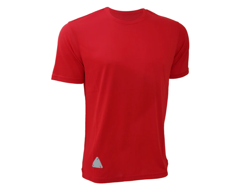 Rty Mens High Visibility Enhanced Dynamic T-Shirt (Bright Red) - RW1318