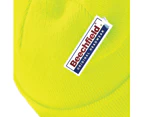 Beechfield Unisex Junior Kids Knitted Soft Touch Winter Hat (Fluorescent Yellow) - RW245