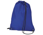 BagBase Budget Water Resistant Sports Gymsac Drawstring Bag (11L) (Royal) - RW2550