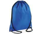 BagBase Budget Water Resistant Sports Gymsac Drawstring Bag (11L) (Royal) - RW2550