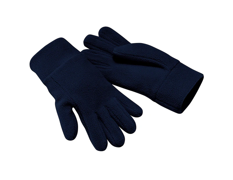 Beechfield Unisex Suprafleece Anti-Pilling Alpine Winter Gloves (French Navy) - RW236