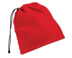 Beechfield Unisex Suprafleece Anti-Pilling 2in1 Winter Hat And Neck Warmer/Snood (Classic Red) - RW232