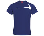 Spiro Mens Sports Dash Performance Training Shirt (Navy/White) - RW1476