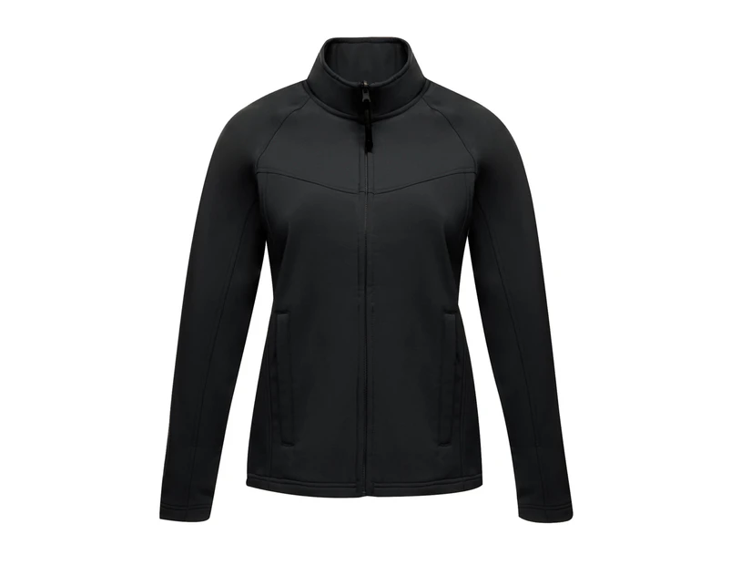 Regatta Womens Uproar Softshell Jacket (Water Repellent & Wind Resistant) (All Black) - RW1212