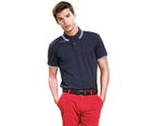 Asquith & Fox Mens Classic Fit Tipped Polo Shirt (Navy/ White) - RW4809