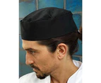 Premier Turn-Up Chefs Hat (Black) - RW5518