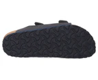 Birkenstock Women's Arizona Nubuck Leather Narrow Fit Sandals - Steer Indigo