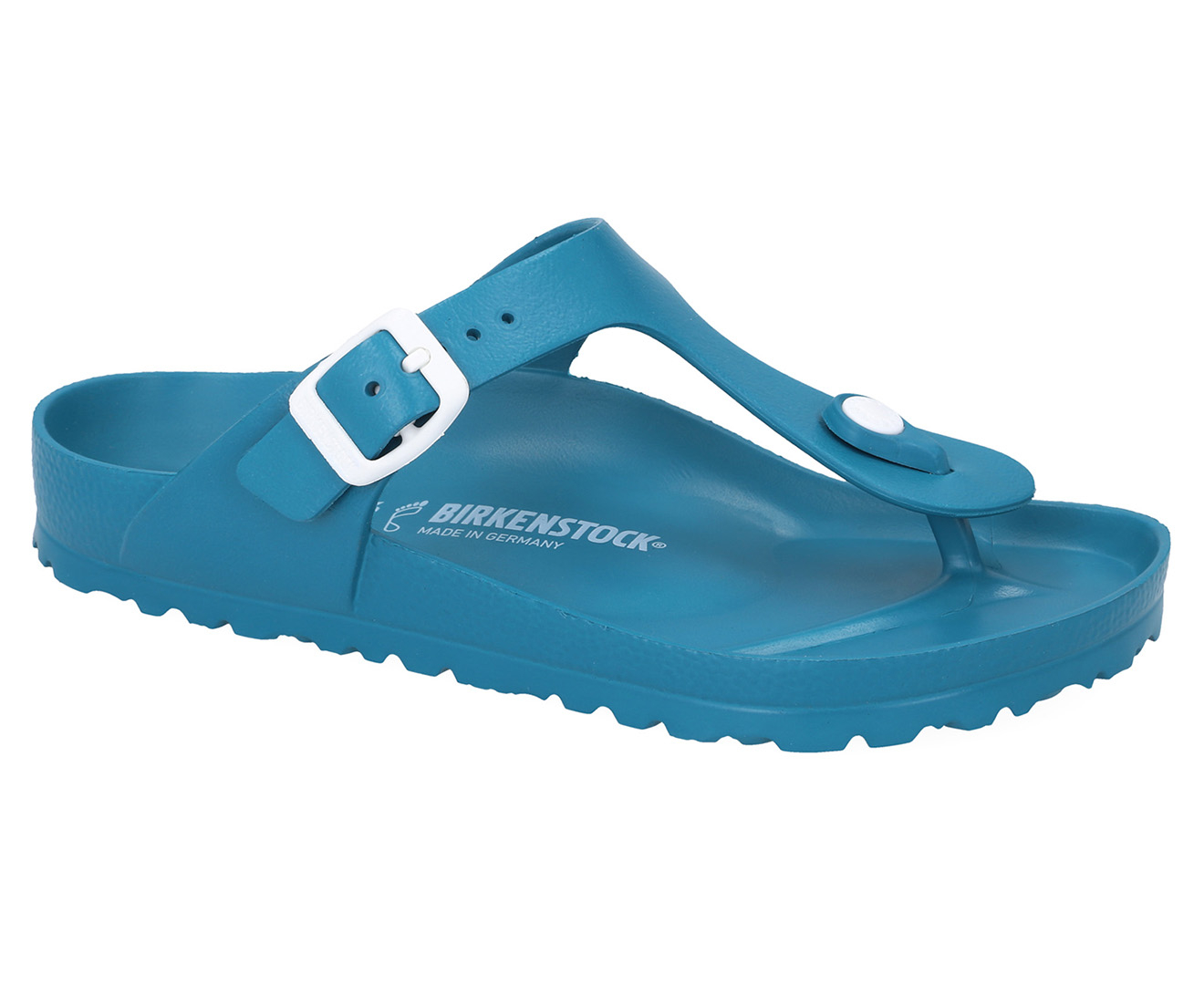 Birkenstock Women's Gizeh EVA Regular Fit Sandals - Turquoise Beach ...