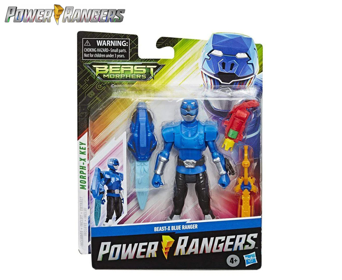 Power Rangers Beast Morphers 6 Figurines Beast-X Blue Ranger Action Figure