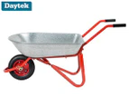 Daytek 48L Home-Gardener Wheelbarrow - Silver/Red