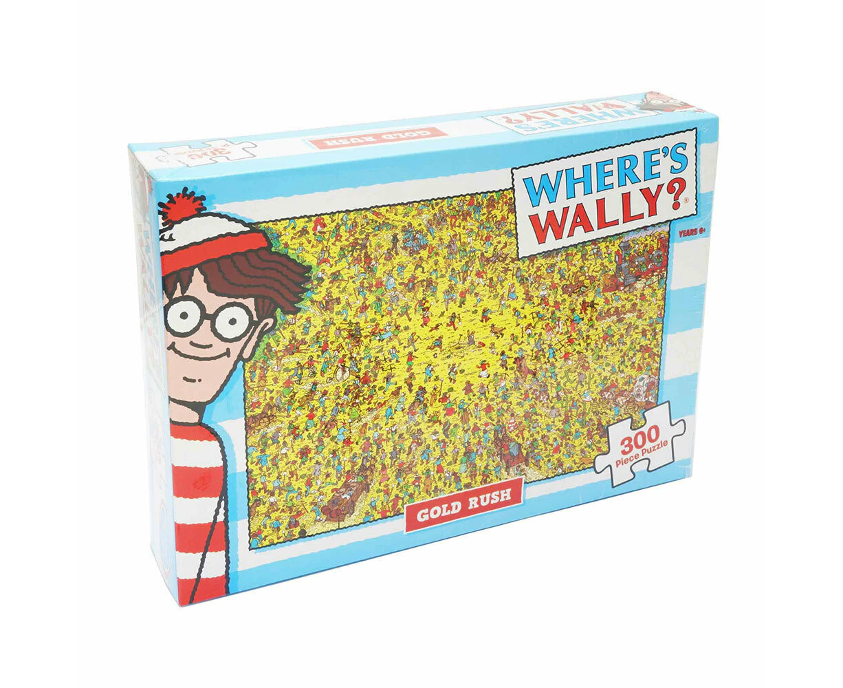 300pc Where's Wally Gold Rush 61cm Jigsaw Puzzle Educational Toys Kids/Children