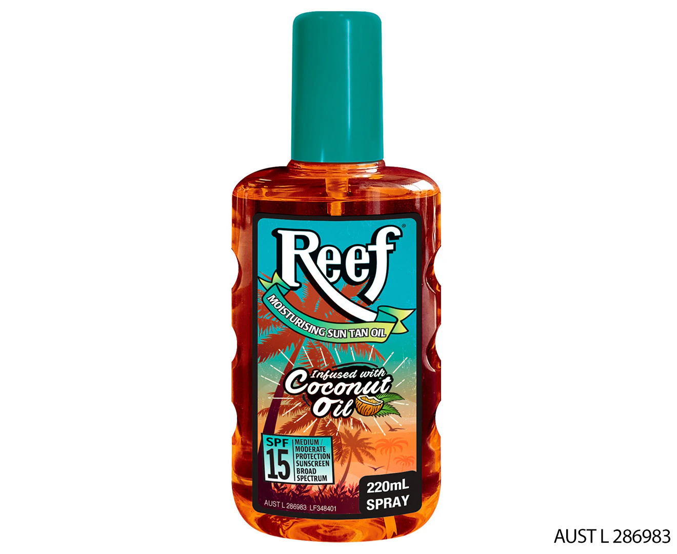 Reef Coconut Oil Spf 15+ Moisturising Oil Spray 220ml