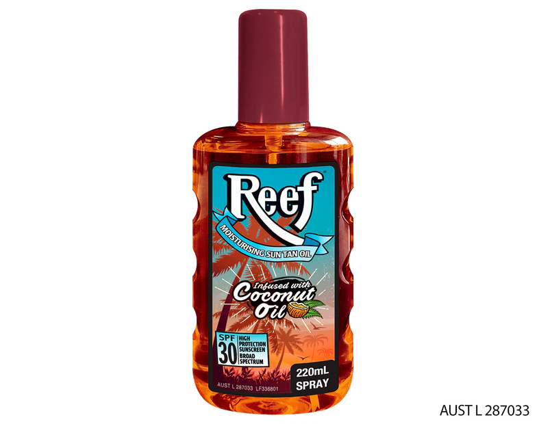 Reef Moisturising Sun Tan Oil Spray SPF30 220mL