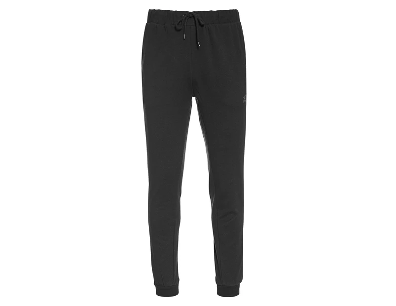 SFIDA Men's Troy Rib Cuff Fleece Trackpants / Tracksuit Pants - Black