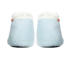 ARCHLINE Orthotic Slippers Closed Scuffs Medical Pain Relief Moccasins - Sky Blue