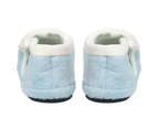 ARCHLINE Orthotic Slippers Closed Scuffs Medical Pain Relief Moccasins - Sky Blue