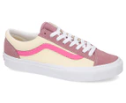 Vans Unisex Style 36 Retro Sport Sneakers - White/Pink