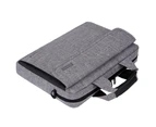 BRINCH Laptop Bag 14.6 Inch Oxford Fabric Portable Notebook Messenger Bag-Grey