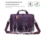BRINCH 15.6 inch Soft Nylon Waterproof Laptop Bag-Purple