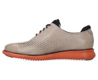 Cole Haan Men's 2.ZERØGRAND Lined Laser Wingtip Oxford Shoes - Rock Ridge Leather/Clay