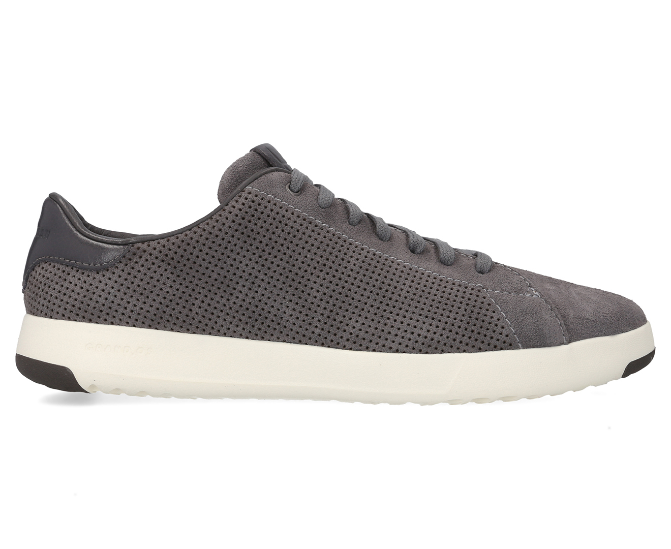 Cole Haan Men's GrandPrø Tennis Sneakers - Shade Suede/Perf-Pavement ...