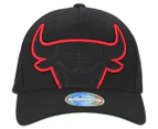 Mitchell & Ness Chicago Bulls XL Crop Cap - Black