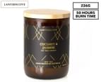 Lanterncove Coconut & Jasmine Amberesque Scented Soy Wax Candle w/ Lid 226g 1