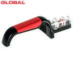 Global 2-Stage Ceramic Water Sharpener - Red/Black