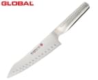 Global 20cm Ni Fluted Oriental Cook's Knife 1