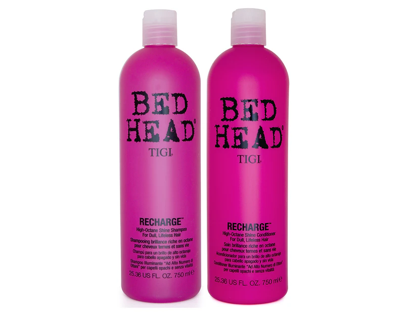 TIGI Bed Head Recharge High Octane Shine Shampoo & Conditioner Pack 750mL