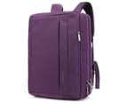 CoolBELL 15.6 Inches Convertible Laptop Backpack-Purple 1