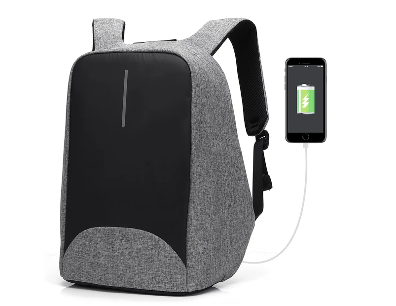 CoolBell 15.6 Inch Laptop Backpack-Grey