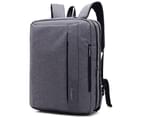 CoolBELL 15.6 Inches Convertible Laptop Backpack-New Grey 1
