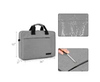 BRINCH Laptop Bag 15.6 Inch Stylish Shoulder Bag-Grey