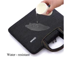 BRINCH Fabric Portable Anti-Tear 15.6 Inch Laptop Bag-New Black