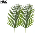 Maine & Crawford 113cm Lana Real Touch Areca Leaves Artificial Plant 2-Pack