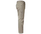BigBEE Classic Work Cargo Pants Stretch Cotton Straight Fit Mens Work Trousers UPF 50+ - KHAKI