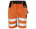 Result Core Mens Reflective Safety Cargo Shorts (Orange) - RW5584