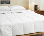 Sheraton Luxury 300GSM Goose Feather & Down Queen Bed Quilt - White