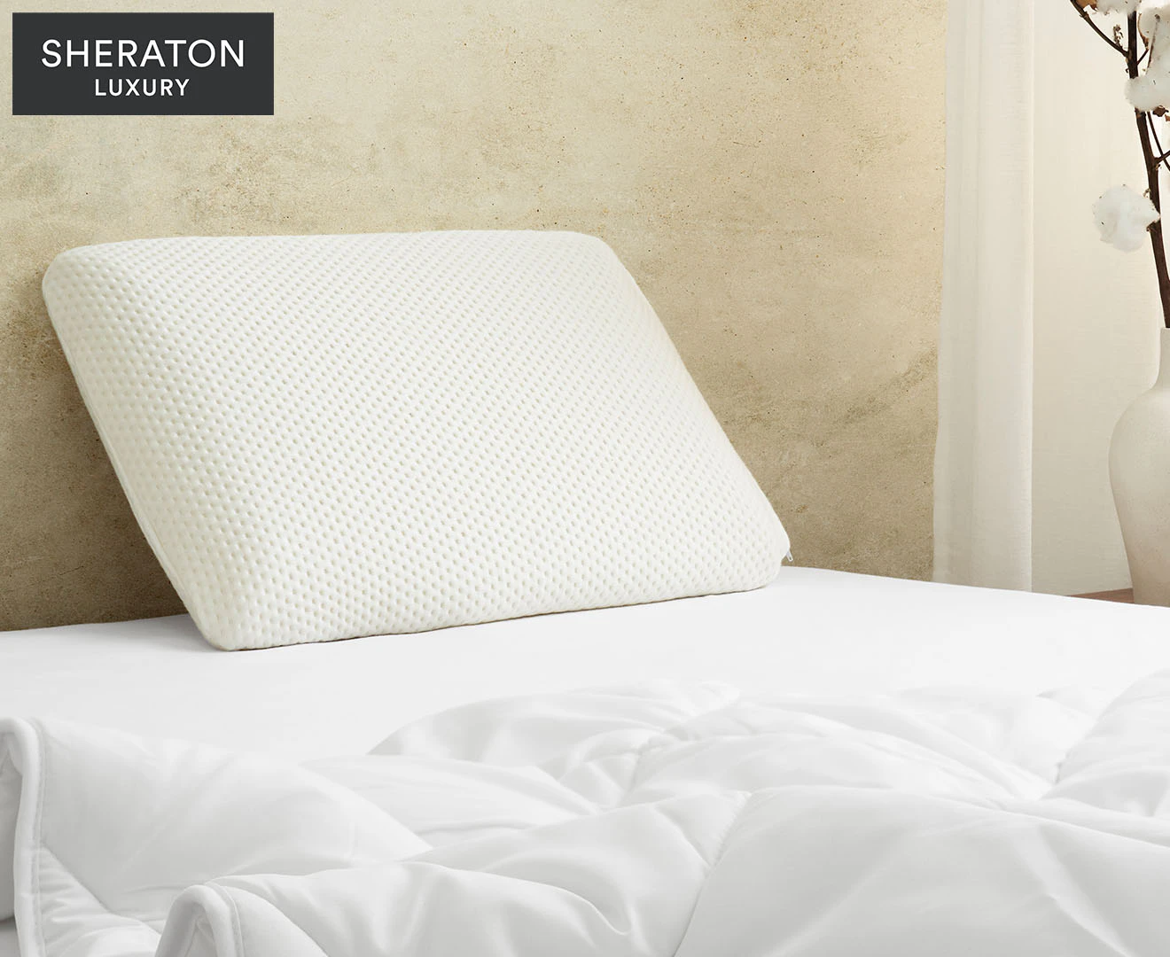 Sheraton Luxury Premium Double Knitted Latex Pillow