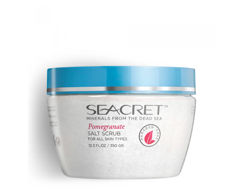 SEACRET™ Pomegranate Salt Scrub Body Cleanser & Exfoliator 350gm