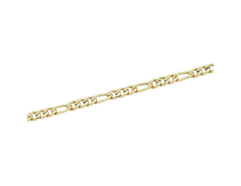 Bevilles Figaro Necklace 9ct Yellow Gold 60cm