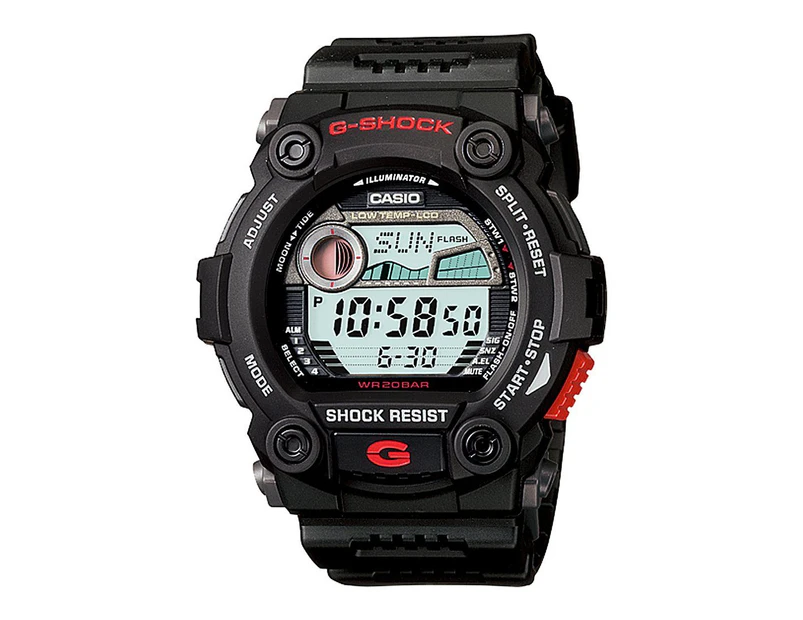 Casio G-Shock Tide Graph Digital Black Watch G7900-1 - Black